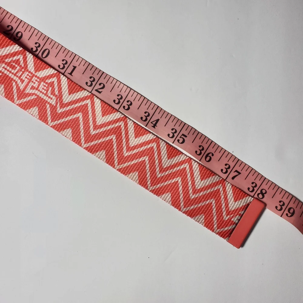 Diesel Vintage Retro‎ Chevron Red and White  Belt Size 36